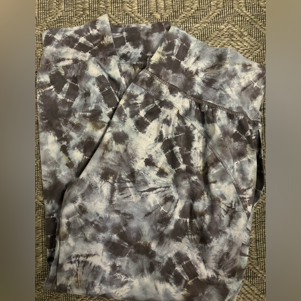 Athleta high waisted comfy jogger lounge pants tie dye